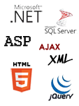 Tecnologie di programmazione: ASP, ASP.NET, SQL, JQuery, Html5, XML, Ajax